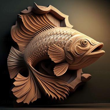 3D model Panaki fish (STL)